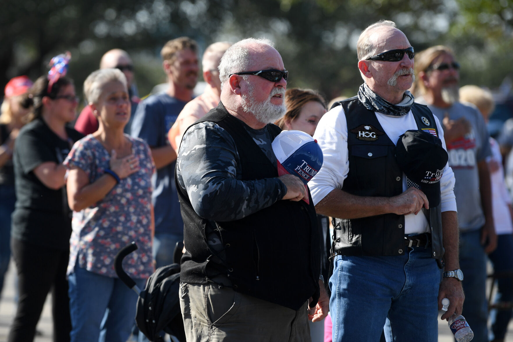 Back the Blue first responders rally